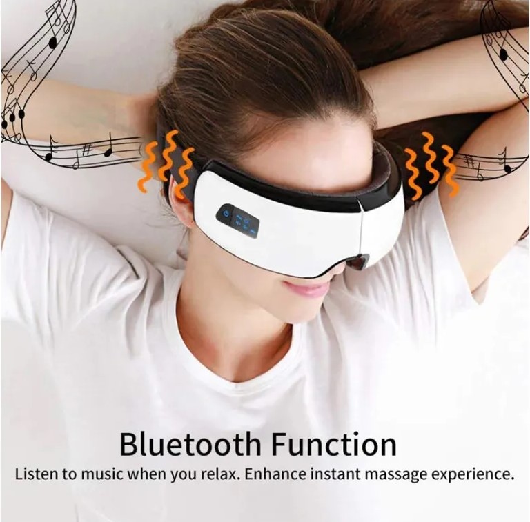 Gafas De Masaje Inteligente 4d, Airbag, Vibrador, Bluetooth