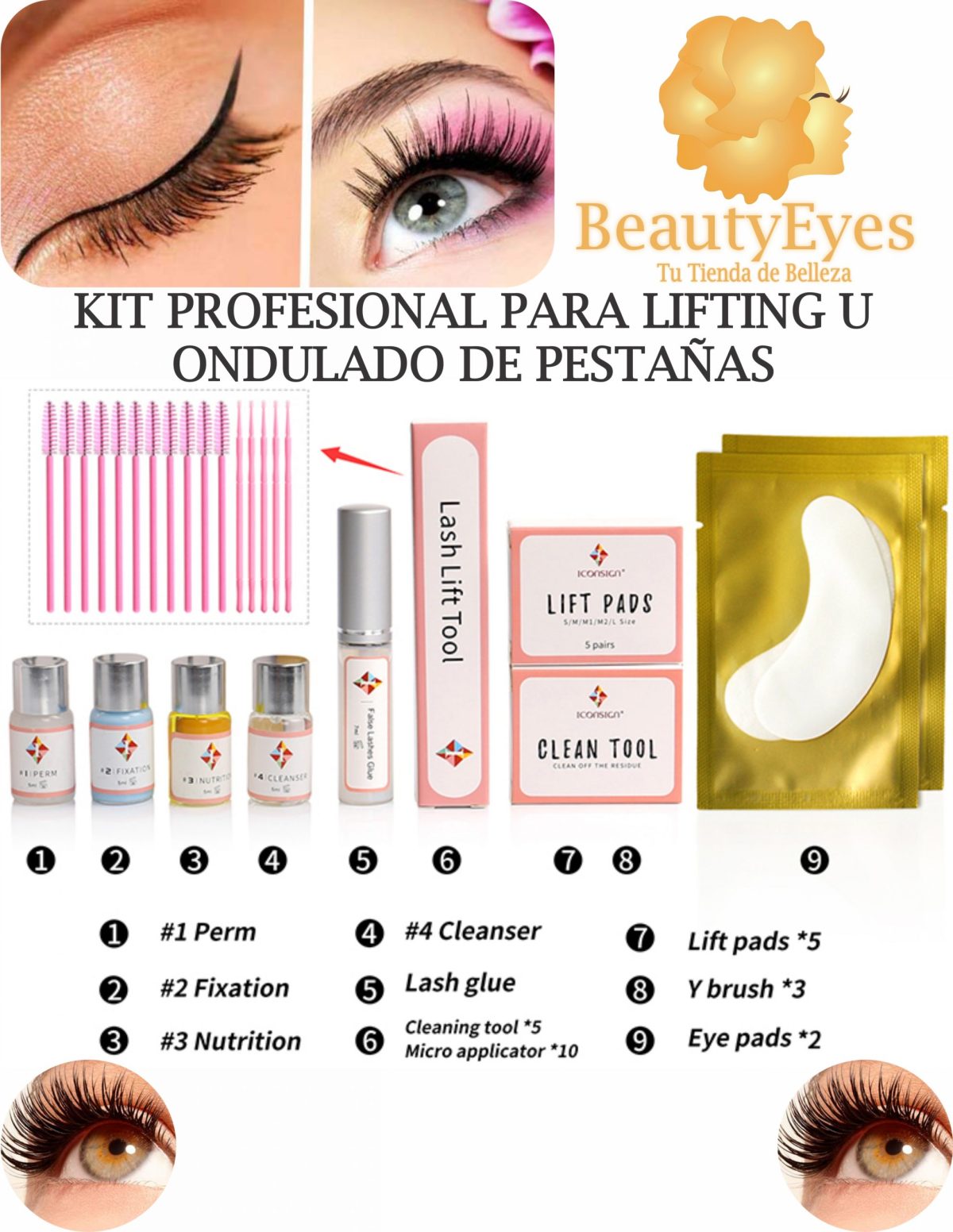 Kit Ondulado Rizado Lifting Iconsign Beautyeyes