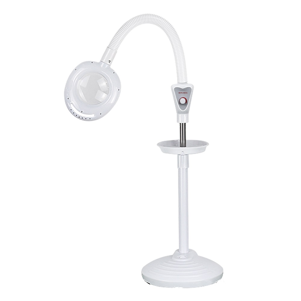 Lampara Led, lupa de pedestal en vidrio 5x Beauty Eyes
